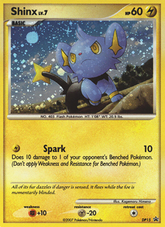 Shinx #DP15 DP Black Star Promos