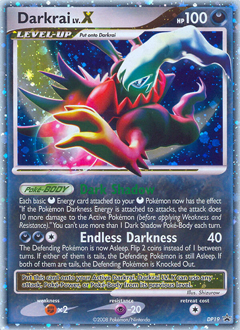 Darkrai LV.X #DP19 DP Black Star Promos