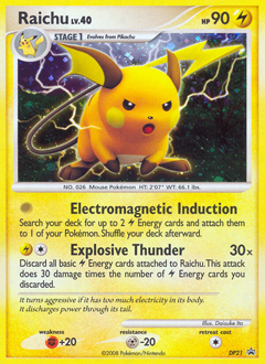 Raichu #DP21 DP Black Star Promos