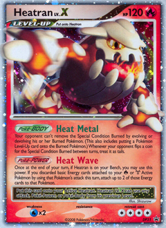 Heatran LV.X #DP31 DP Black Star Promos