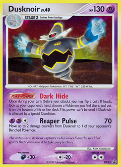 Dusknoir #DP33 DP Black Star Promos