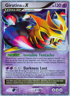 Giratina LV.X #DP38 DP Black Star Promos