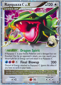 Rayquaza C LV.X #DP47 DP Black Star Promos