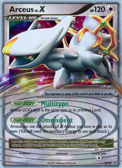 Arceus LV.X #DP53 DP Black Star Promos