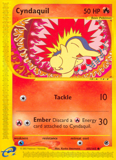 Cyndaquil #105 Expedition Base Set