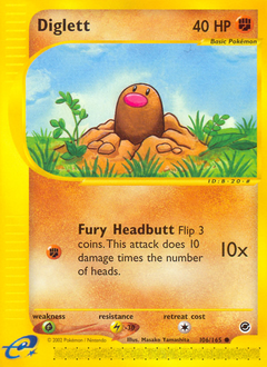 Diglett #106 Expedition Base Set