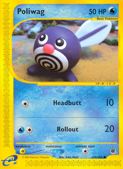 Poliwag #125 Expedition Base Set