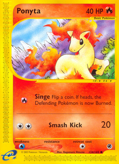 Ponyta #126 Expedition Base Set