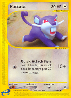 Rattata #128 Expedition Base Set