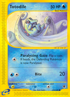 Totodile #135 Expedition Base Set
