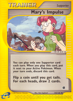 Mary's Impulse #142 Expedition Base Set