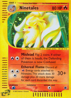 Ninetales #21 Expedition Base Set