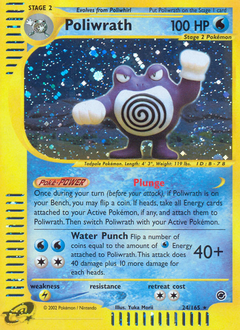 Poliwrath #24 Expedition Base Set