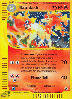 Rapidash #26 Expedition Base Set