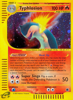 Typhlosion #28 Expedition Base Set