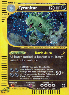 Tyranitar #29 Expedition Base Set