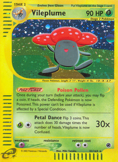 Vileplume #31 Expedition Base Set