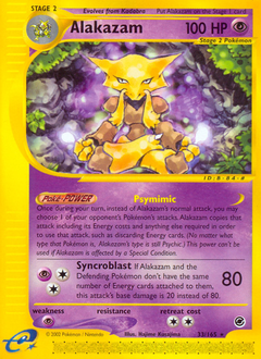 Alakazam Expedition Base Set #33