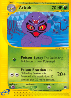 Arbok Expedition Base Set #35
