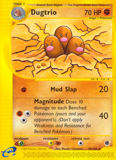 Dugtrio #44 Expedition Base Set