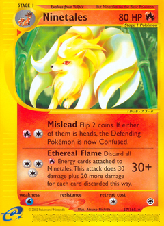 Ninetales #57 Expedition Base Set