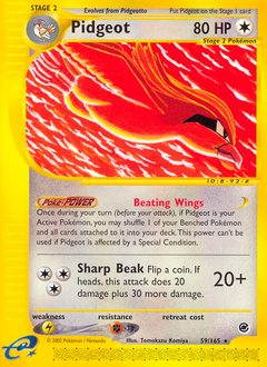 Pidgeot #59 Expedition Base Set