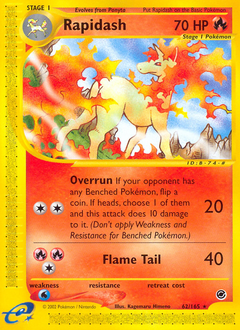 Rapidash #62 Expedition Base Set