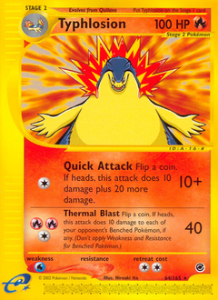 Typhlosion #64 Expedition Base Set