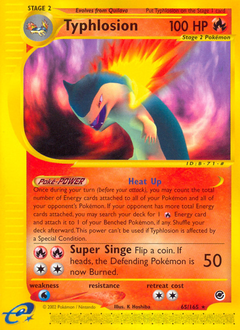 Typhlosion #65 Expedition Base Set