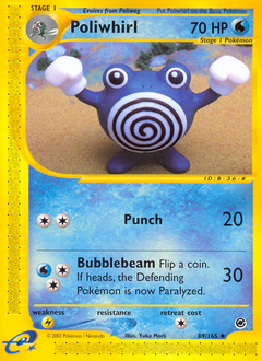 Poliwhirl #89 Expedition Base Set