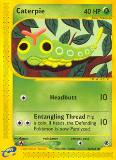Caterpie #96 Expedition Base Set