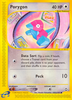 Porygon #103 Aquapolis