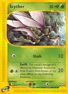 Scyther #106 Aquapolis