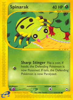 Spinarak #111 Aquapolis