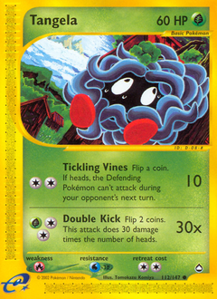 Tangela #112 Aquapolis