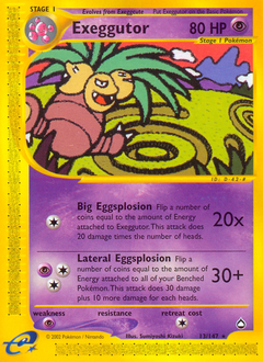Exeggutor #13 Aquapolis