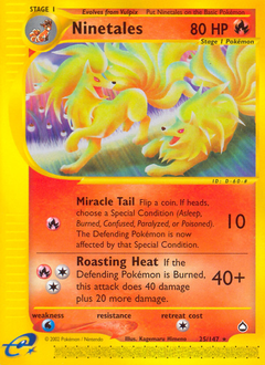 Ninetales #25 Aquapolis