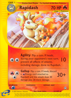 Rapidash #31 Aquapolis
