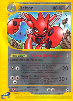 Scizor #32 Aquapolis