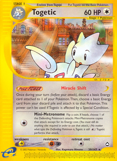 Togetic #39 Aquapolis