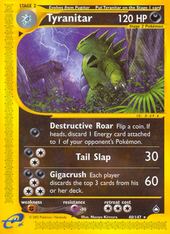 Tyranitar #40 Aquapolis