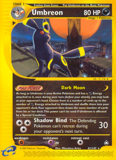 Umbreon #41 Aquapolis