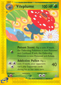 Vileplume #43 Aquapolis