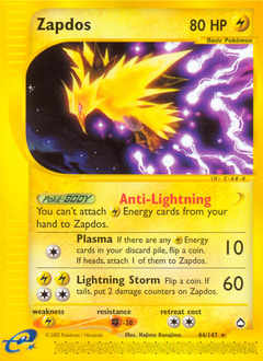 Zapdos #44 Aquapolis