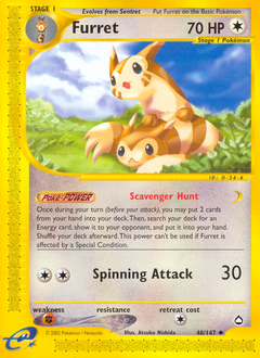 Furret #48 Aquapolis