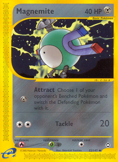Magnemite #52 Aquapolis