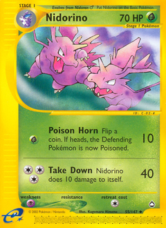 Nidorino #55 Aquapolis