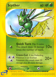 Scyther #57 Aquapolis