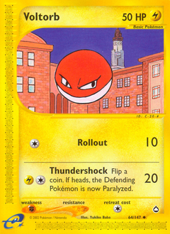 Voltorb #64 Aquapolis