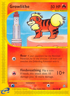 Growlithe #80 Aquapolis